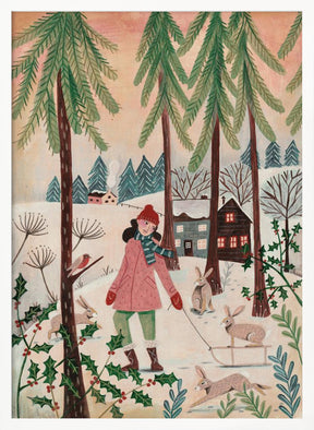 Walking in the snow Poster