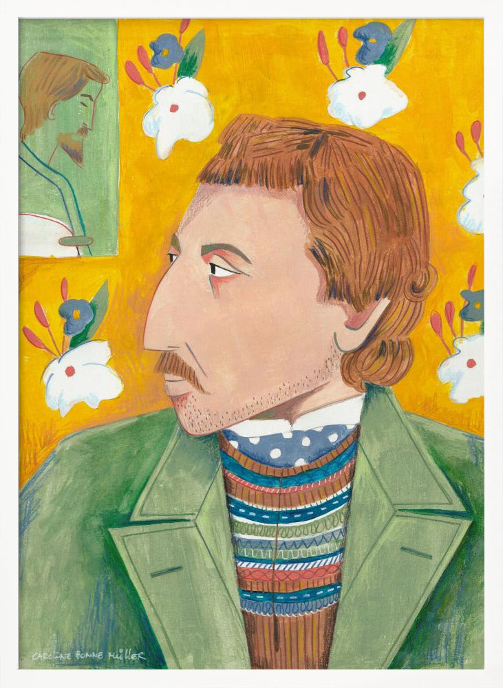 Paul Gauguin portrait Poster