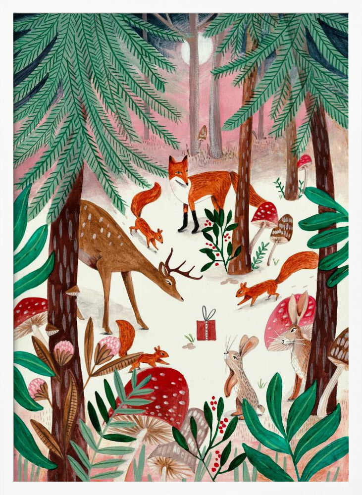 Surprise in the forest Poster