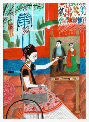 Frida in the blue house Poster