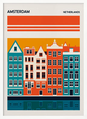 Amsterdam Travel Poster Poster