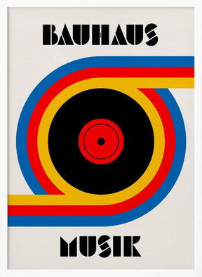 Bauhaus Musik Vinyl Poster