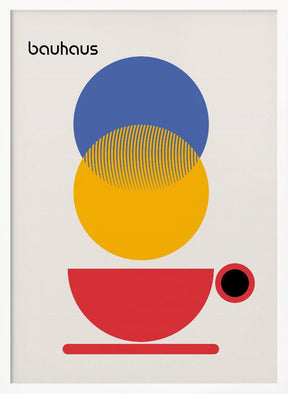 Bauhaus Coffee Abstract Poster