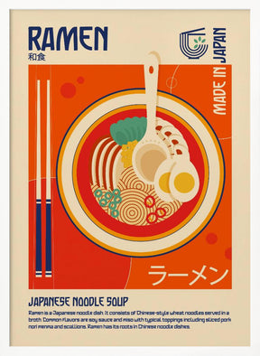 Ramen Japanese Food Print Poster