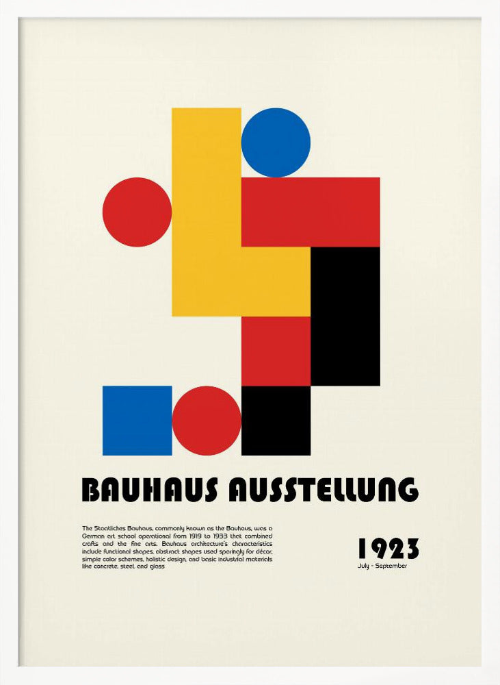 Bauhaus Ausstellung Poster