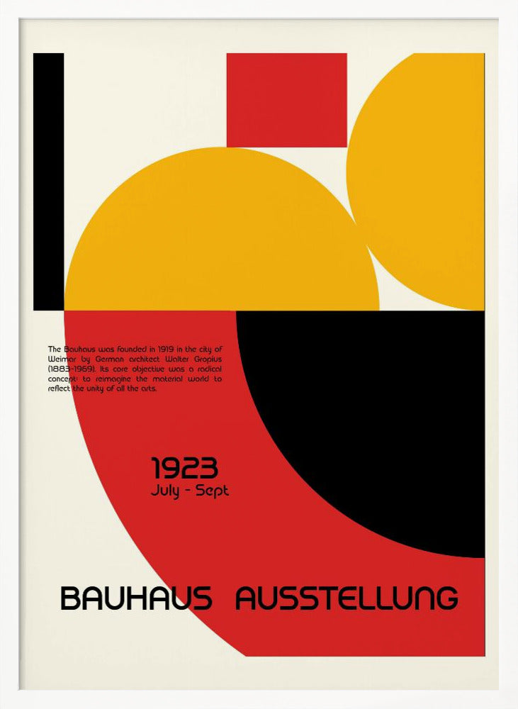 Bauhaus Ausstellung Poster