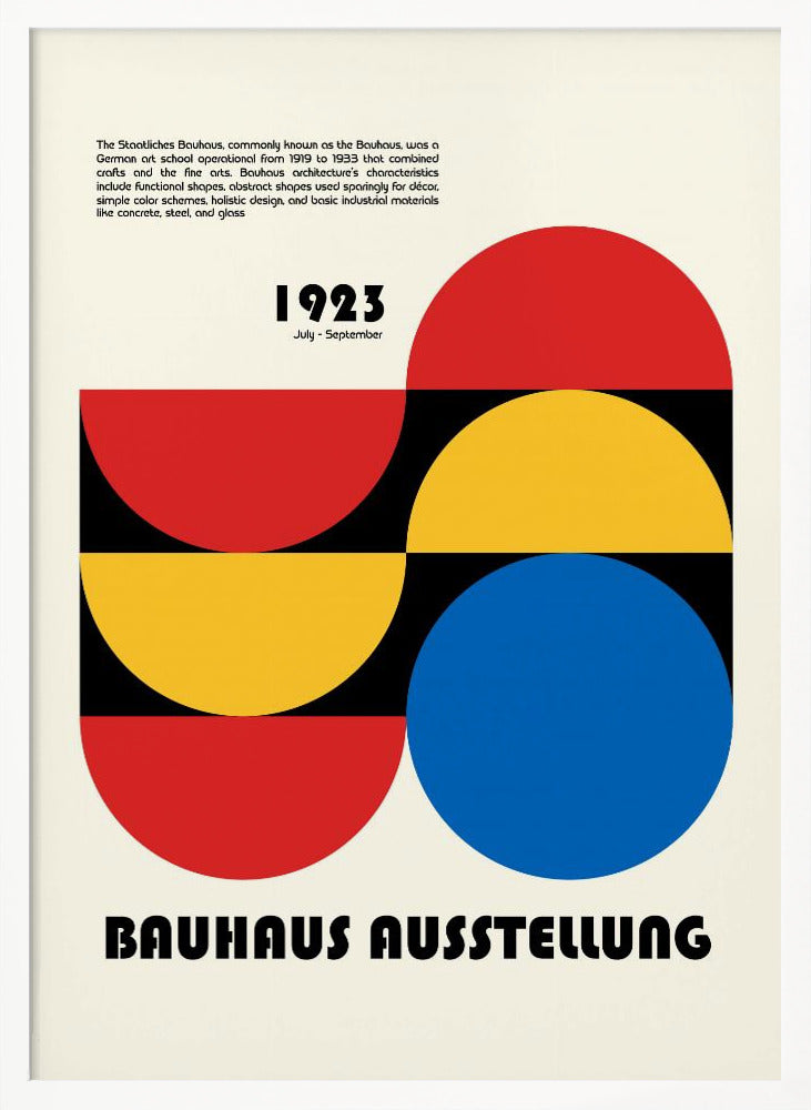 Bauhaus Ausstellung Poster