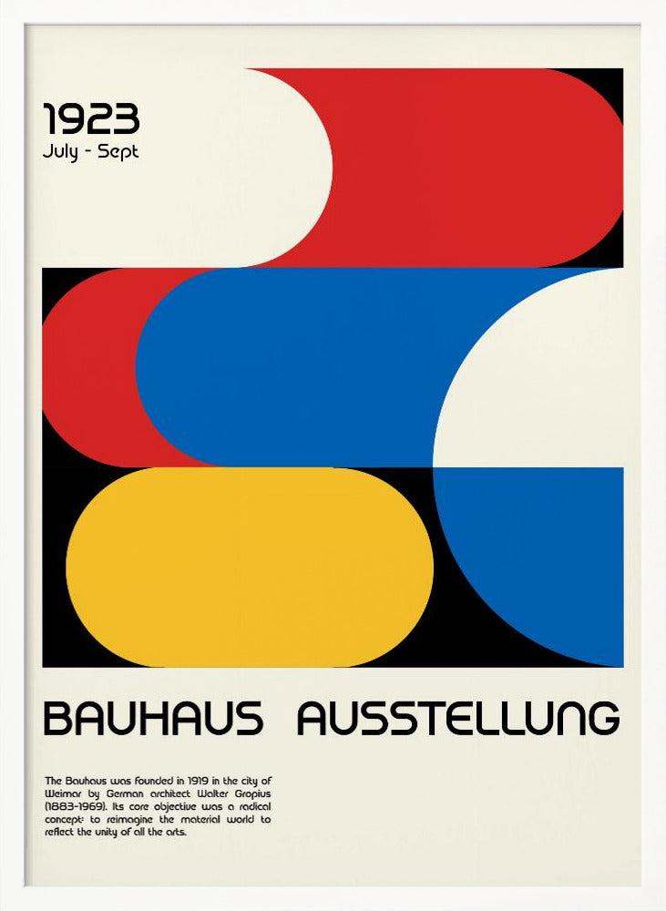 Bauhaus Ausstellung 1923 Poster