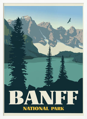 Banff National Park Travel Print Poster