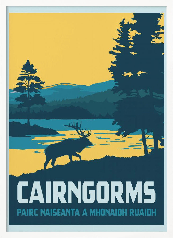 Cairngorms National Park Travel Print Poster