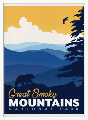 Great Smoky National Park Travel Print Poster