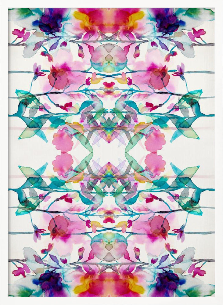 Watercolor Wildflower Poster