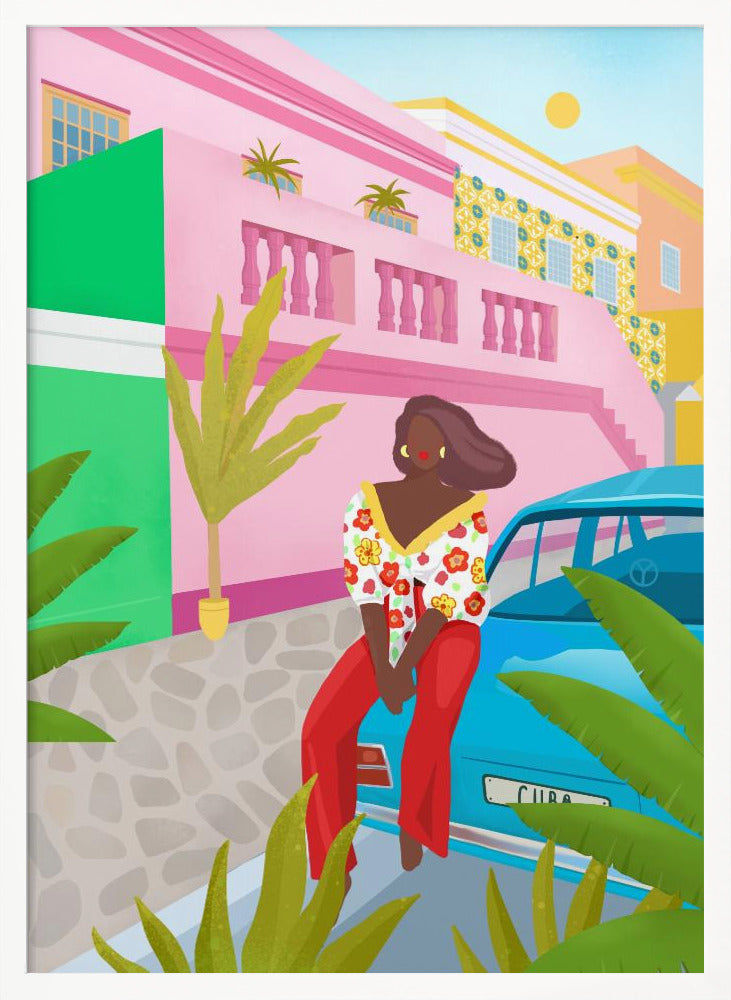 Tropical Woman Poster