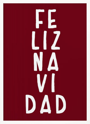 Simple feliz Navidad Poster