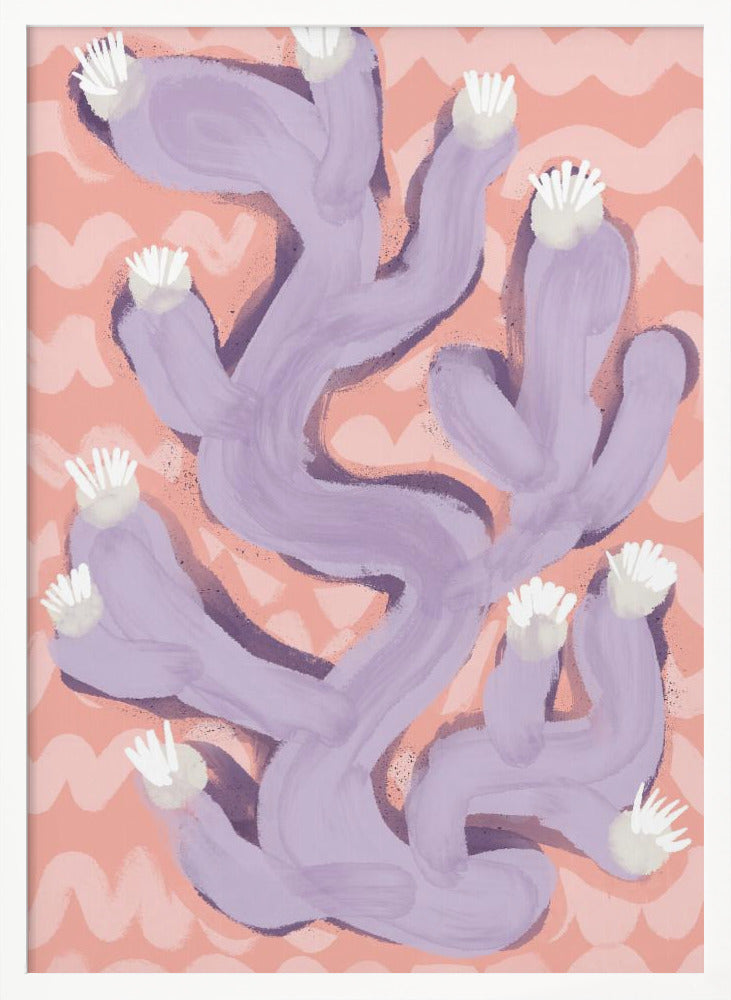 Purple Coral Poster