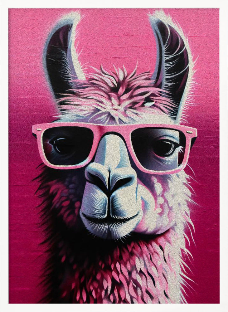 Pink Lama Poster