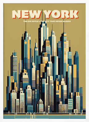 New York Skyline Poster