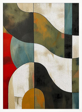 Abstract Fields No 1 Poster