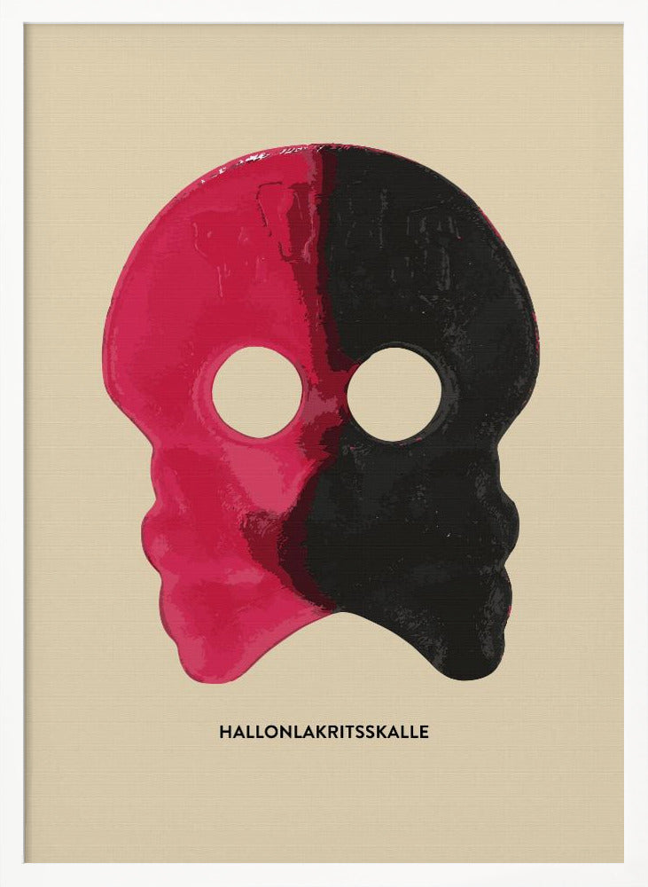 Hallonlakritsskalle Poster