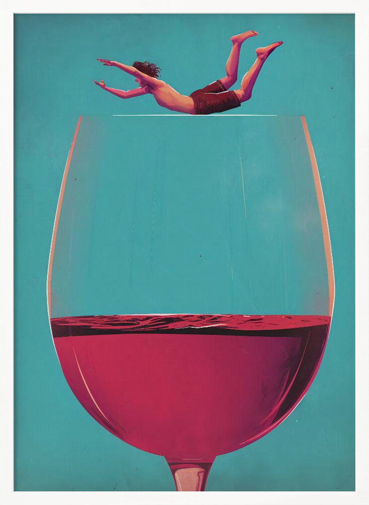 Wine Dive Poster