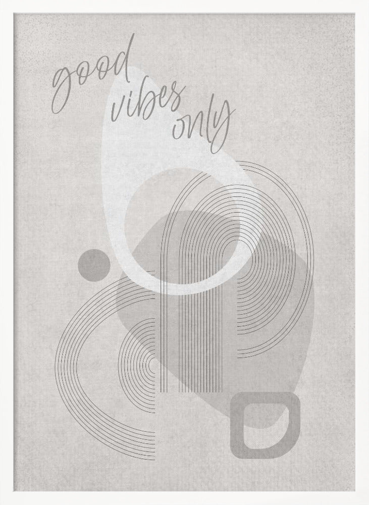 Mid-Century Modern - Good vibes only Poster