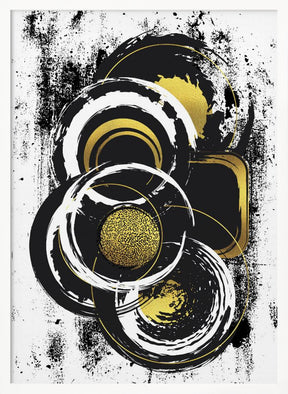 ABSTRACT ART Solid shapes Poster