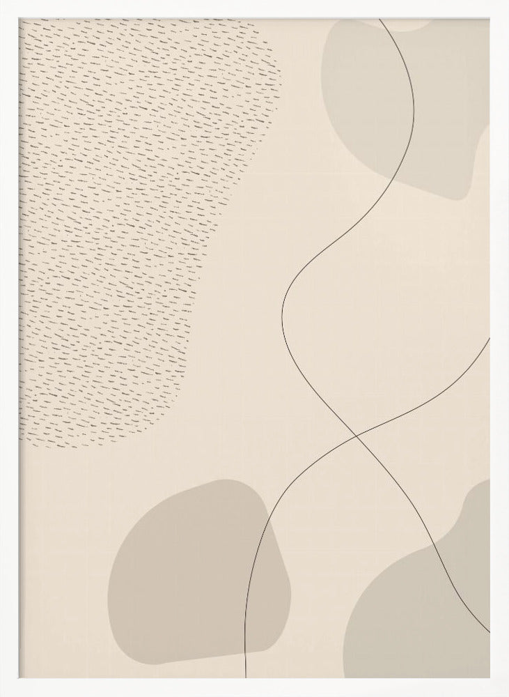 Mid-Century Modern No. 3 | brown Poster