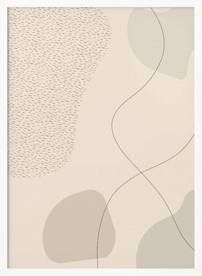 Mid-Century Modern No. 3 | brown Poster