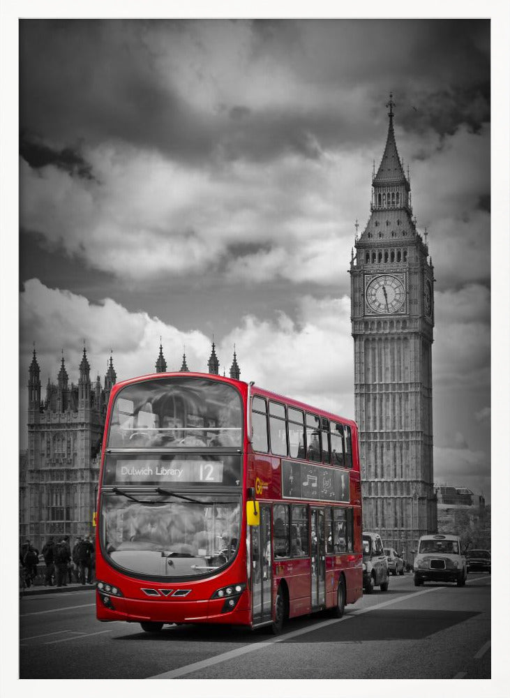 LONDON Streetscene Poster