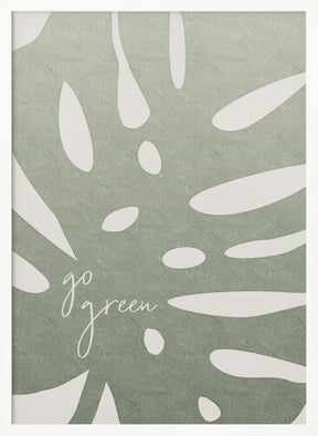 Go green Poster