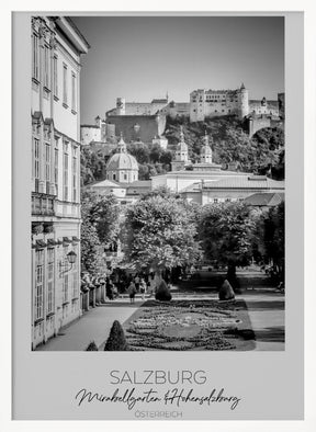 In focus: SALZBURG Wonderful View to Salzburg Fortress Poster