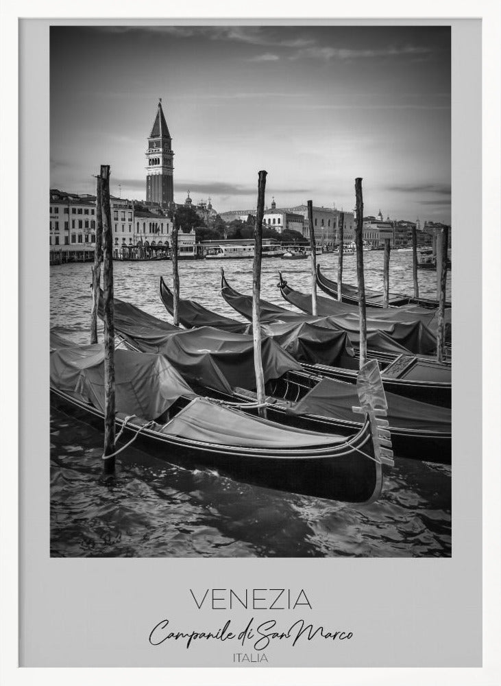 In focus: VENICE Grand Canal and St Mark&#039;s Campanile Poster