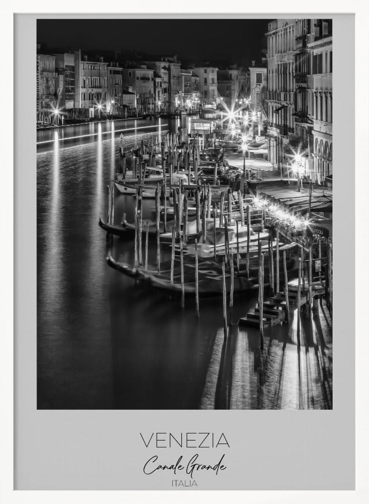 In focus: VENICE View from Rialto Bridge Poster