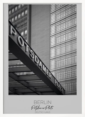 In focus: BERLIN Potsdamer Platz Poster