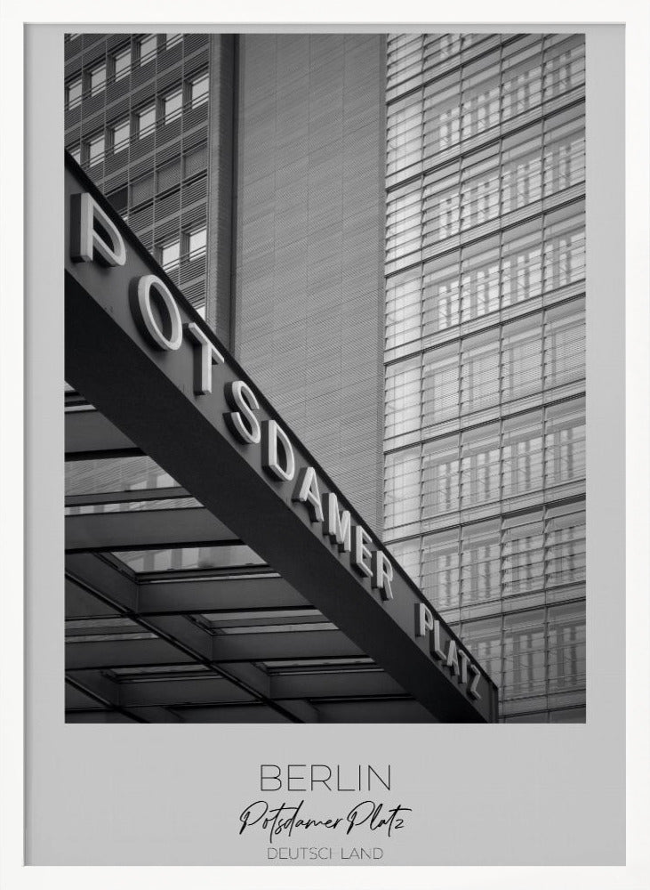 In focus: BERLIN Potsdamer Platz Poster