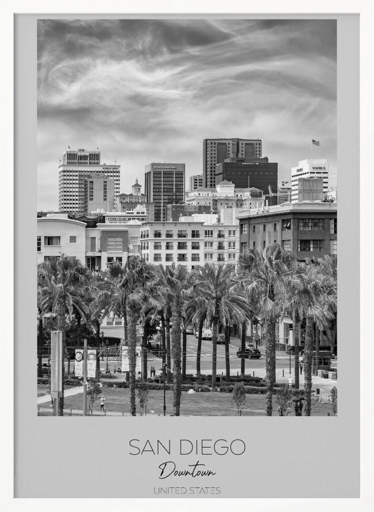 In focus: SAN DIEGO Downtown Poster