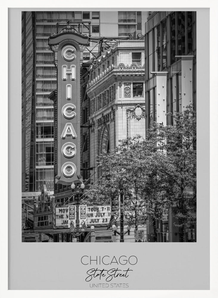 In focus: CHICAGO State Street Poster