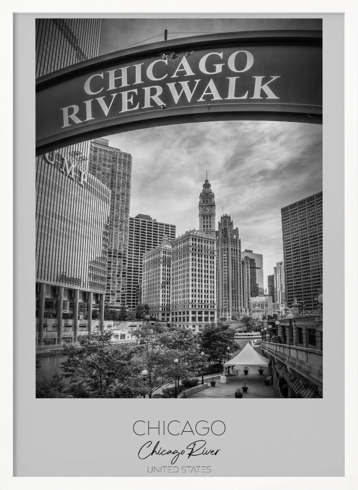 In focus: CHICAGO Riverwalk Poster