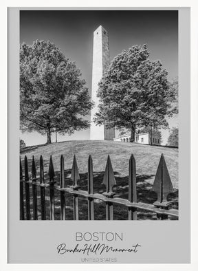 In focus: BOSTON Bunker Hill Monument Poster