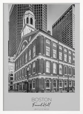 In focus: BOSTON Faneuil Hall Poster