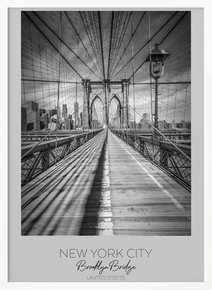 In focus: NEW YORK CITY Brooklyn Bridge Poster