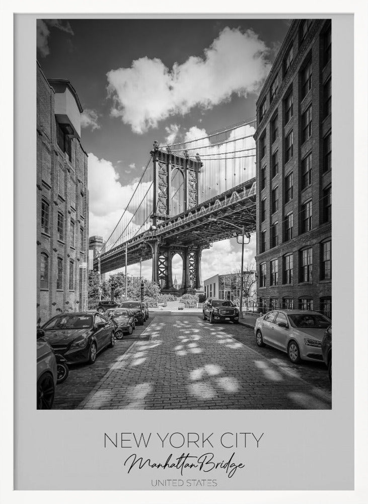 In focus: NEW YORK CITY Manhattan Bridge Poster