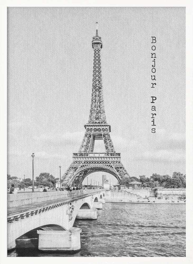 Bonjour Paris Poster