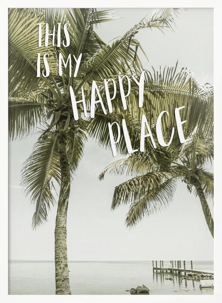 This is my happy place | Oceanview Poster