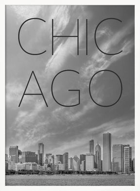 CHICAGO Skyline | Text Poster