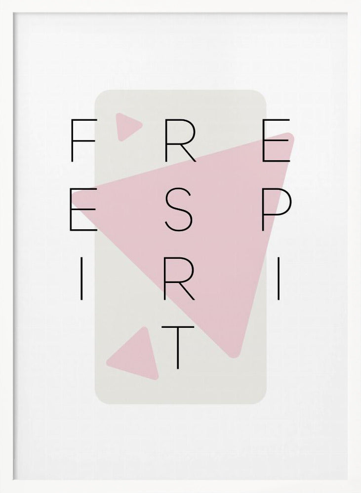 Free spirit - pink Poster