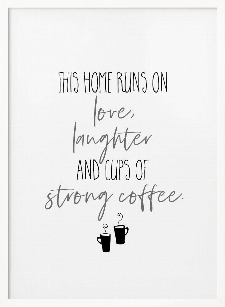 Strong Coffee Poster