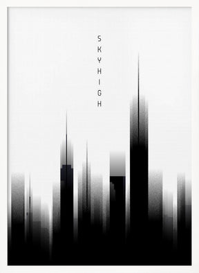 Graphic Art SKYHIGH | white Poster