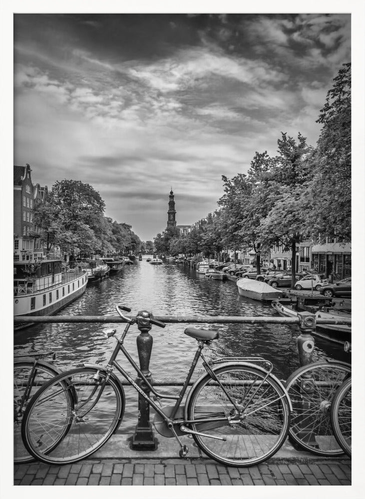 Typical Amsterdam - Monochrome Poster