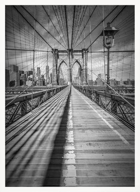 NEW YORK CITY Brooklyn Bridge Poster